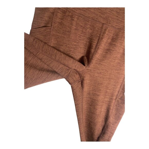 Free People Zen Again Flare Leggings Heather Espresso-sz Medium - Picture 14 of 16